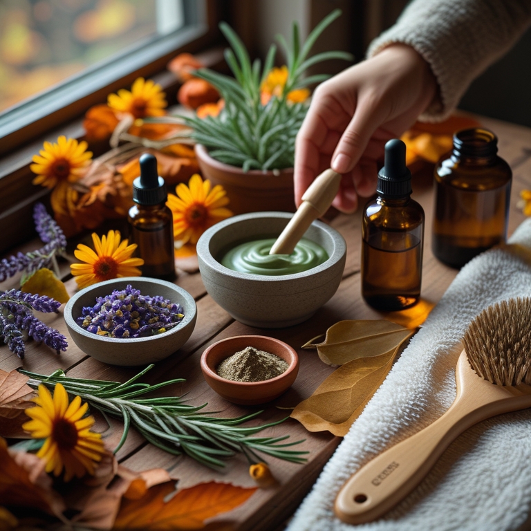 Pielęgnacja po wakacjach z pokrzywą i nagietkiem w naturalnym serum